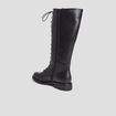 Bottes à lacets noir femme