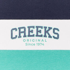 sweat a capuche hoodie creeks tricolore bleu marine garcon Sweat à capuche hoodie Creeks tricolore bleu marine garçon