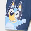 Short taille &eacute;lastiqu&eacute;e coton Bluey bleu fonc&eacute; gar&ccedil;on