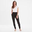Bas de pyjama noir femme