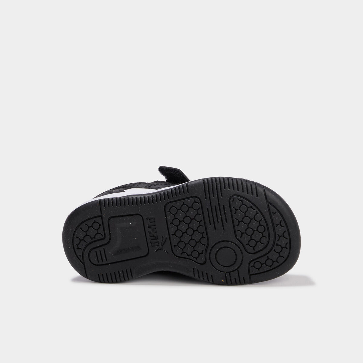 Baskets &agrave; scratchs Puma Rebound Slam noir b&eacute;b&eacute; gar&ccedil;on
