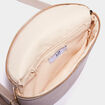 Sac banane arrondi couleur or femme