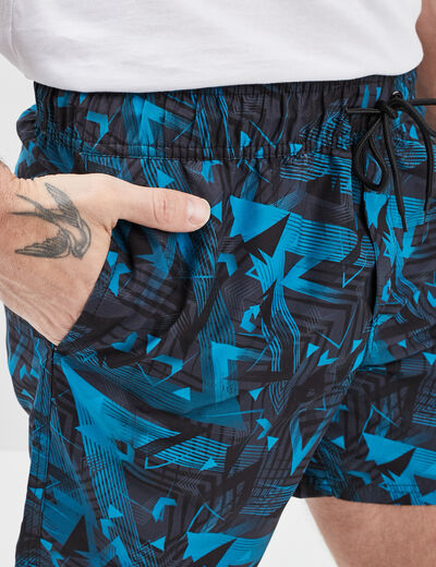 Short de bain noir homme