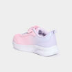 Baskets running à scratchs rose fille