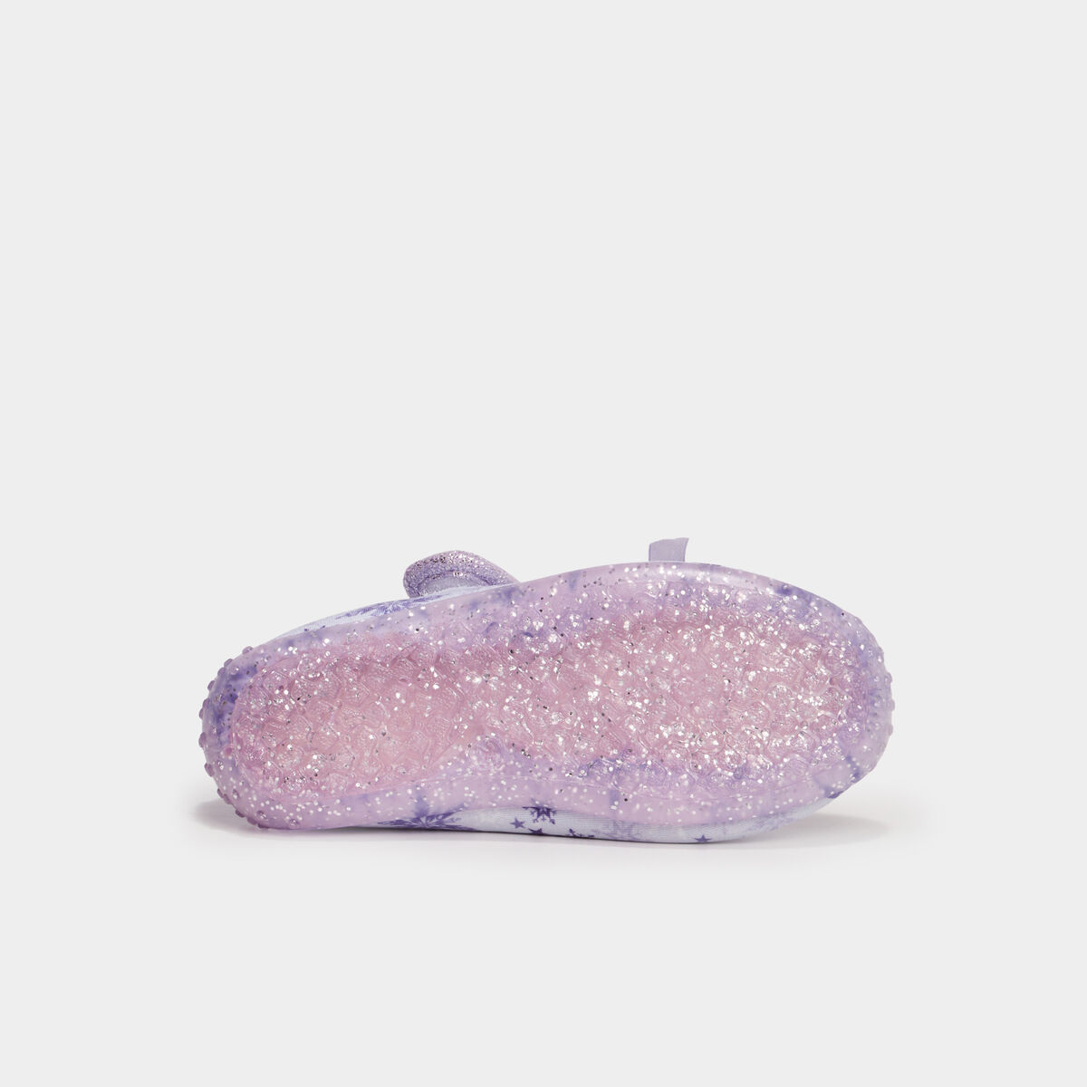 Chaussons ballerines Reine des neiges mauve fille