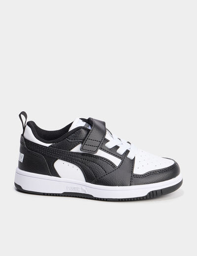 Tennis basses à lacets Puma V6 noir garçon