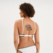 Haut de maillot de bain triangle ivoire femme