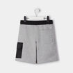 Short jogging droit Liberto gris garçon
