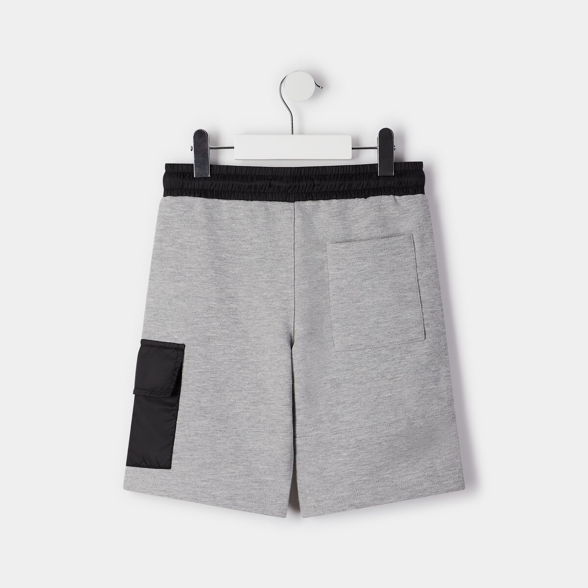 Short jogging droit Liberto gris garçon
