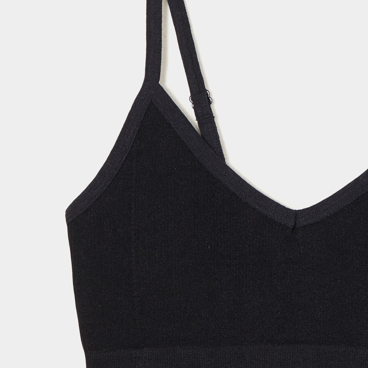 Lot 2 brassières bretelles ajustables noir femme