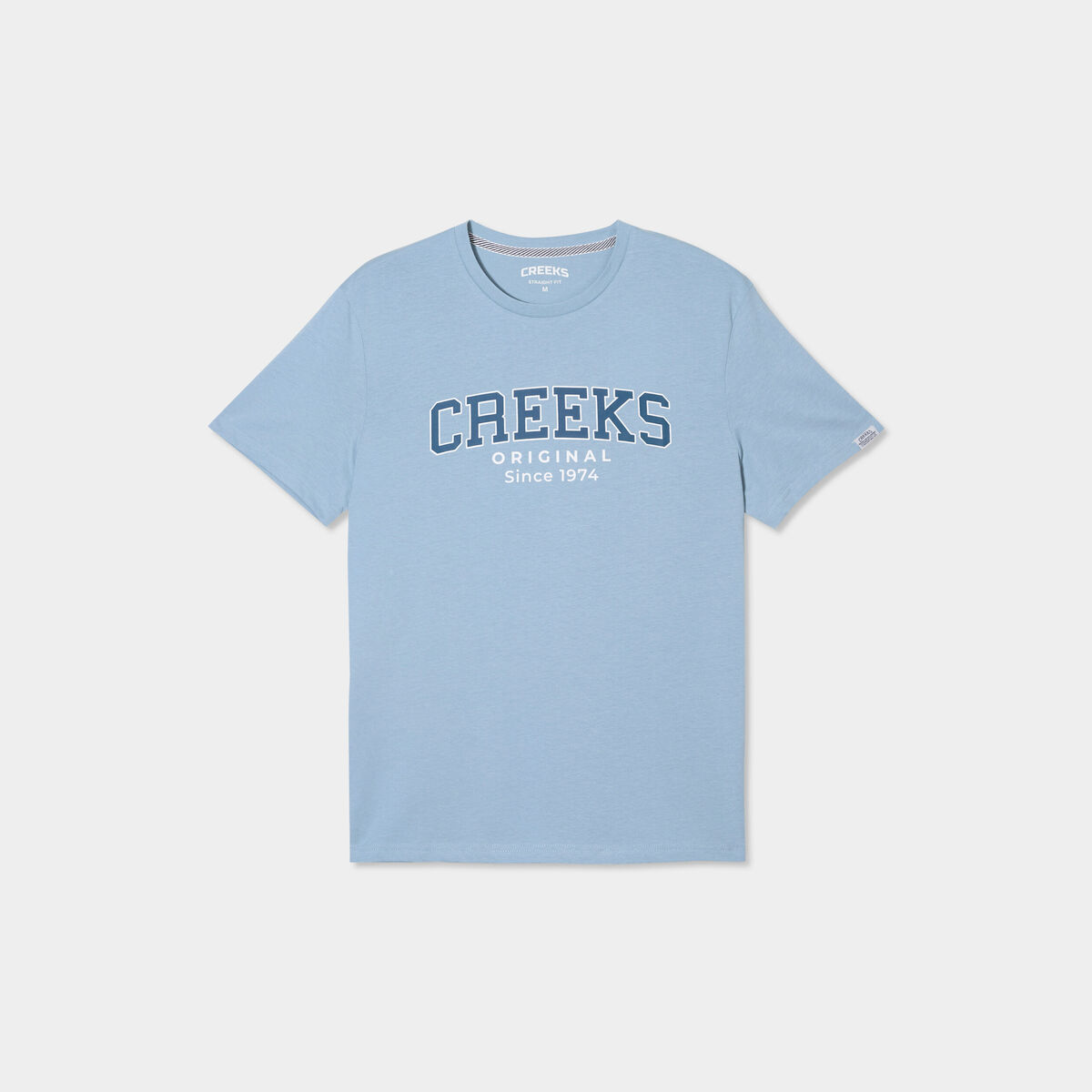 T-shirt manches courtes coton gris homme
