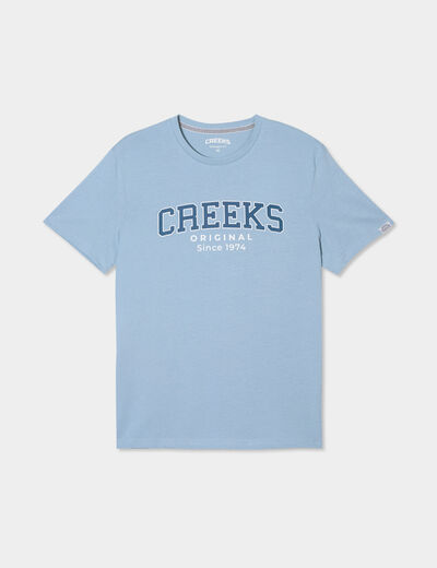 T-shirt manches courtes coton gris homme