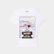 T-shirt printé col rond manches courtes blanc garçon