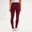 Legging taille haute bordeaux femme