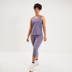 D&eacute;bardeur de sport fluide dos nageur violet femme