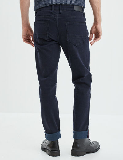 Pantalon straight 5 poches Liberto bleu foncé homme