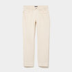 Jean regular 5 poches coton ecru homme