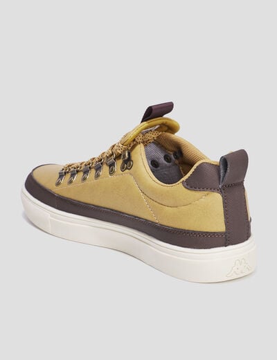 Tennis basses à lacets Kappa Lacedelli camel homme