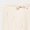 Pantalon de jogging relaxed avec noeud creme b&eacute;b&eacute; fille