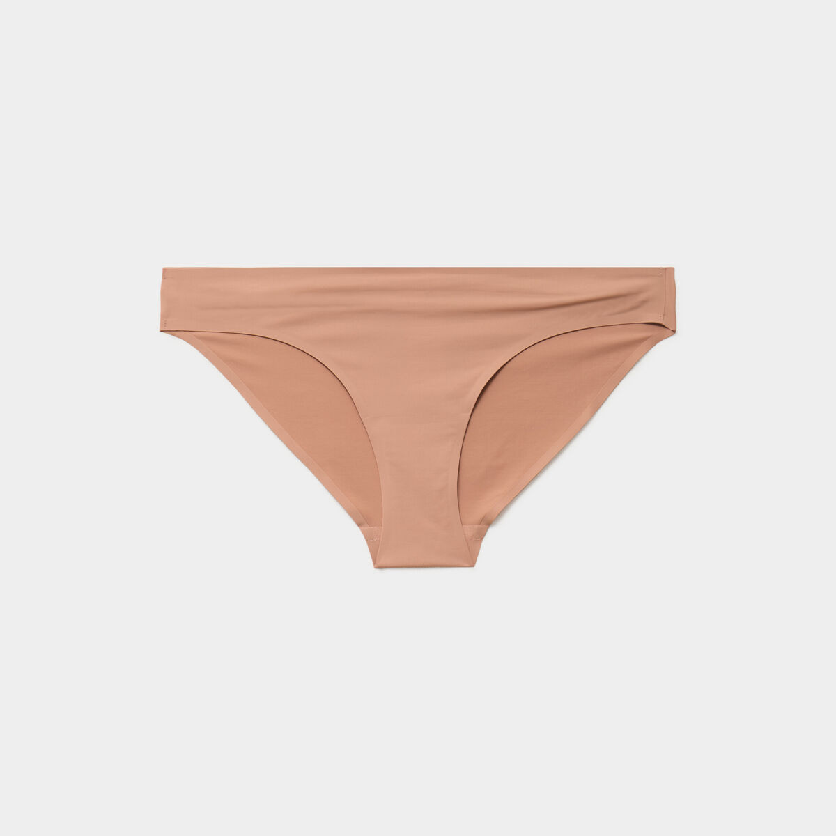 Culotte microfibre sans coutures vieux rose femme