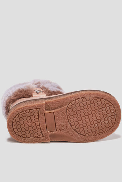 Bottines Lulu Castagnette rose bébé fille