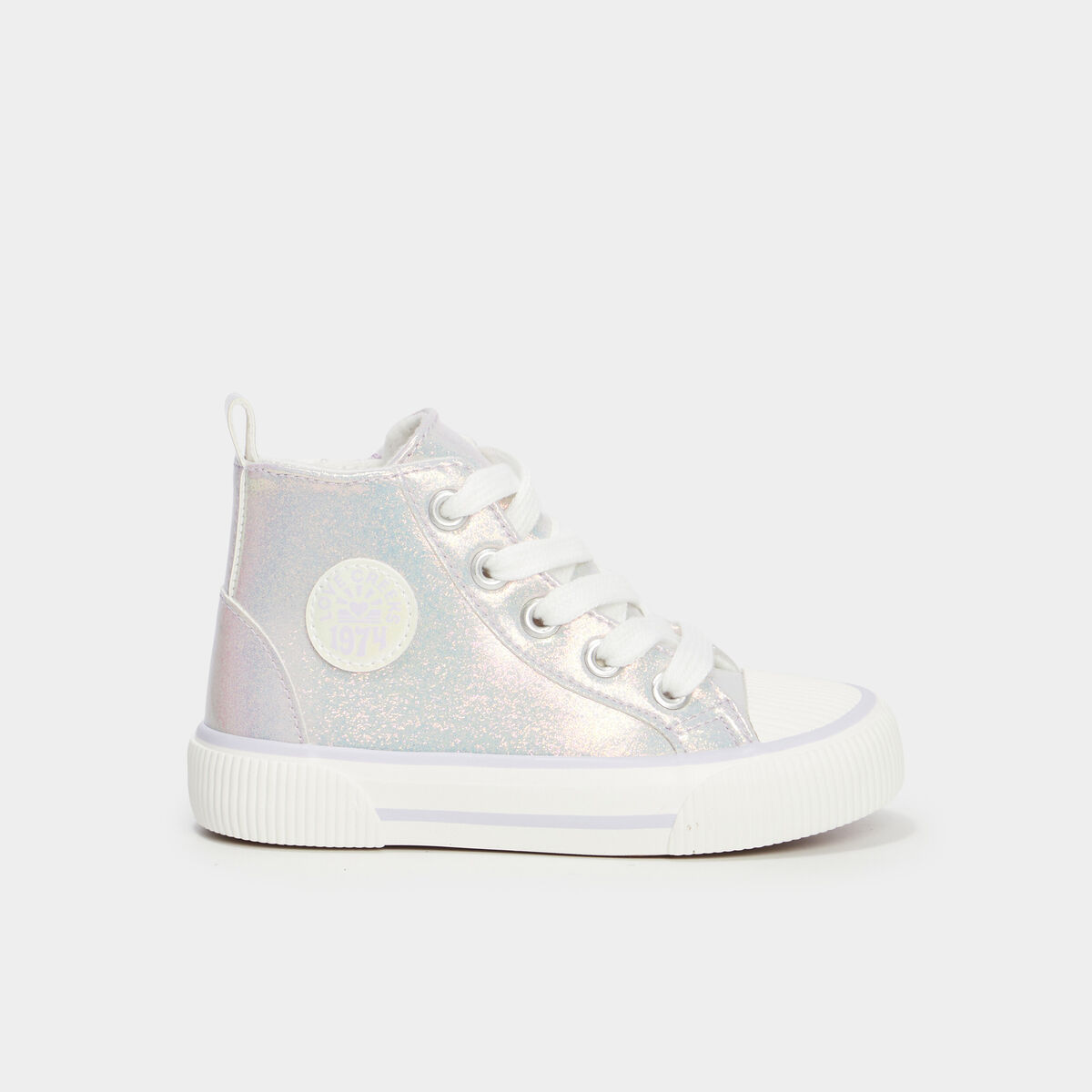 Baskets zipp&eacute;es montantes bout renforc&eacute; violet fille