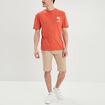T-shirt oversize manches courtes Creeks orange foncé homme