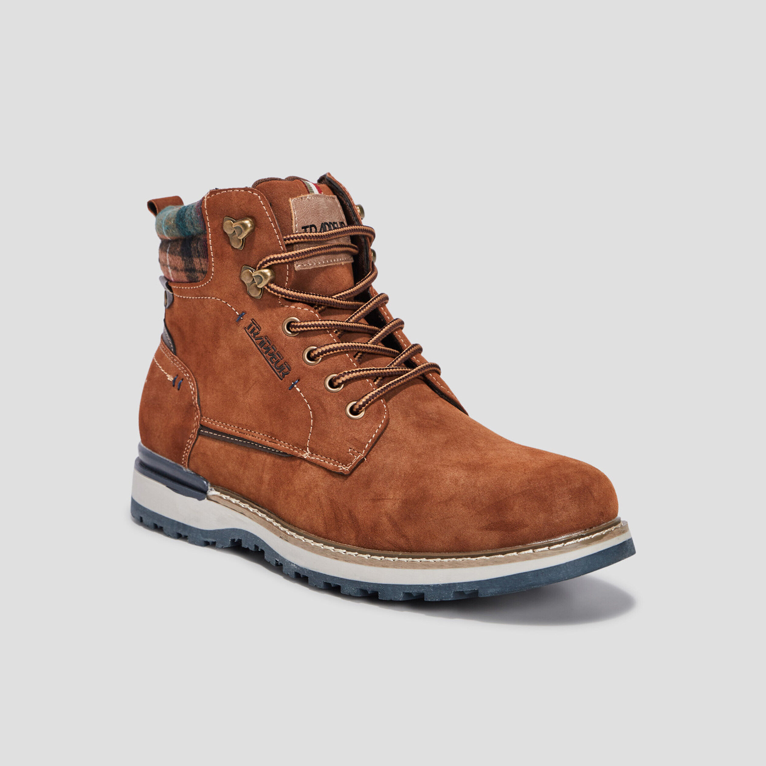 Chaussures de securite homme pas chers Marron La Halle