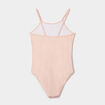 Maillot de bain une pièce Lilo et Stitch orange fluo fille