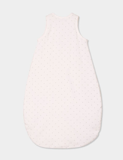 Gigoteuse sans manches TOG 1 coton blanc bébé