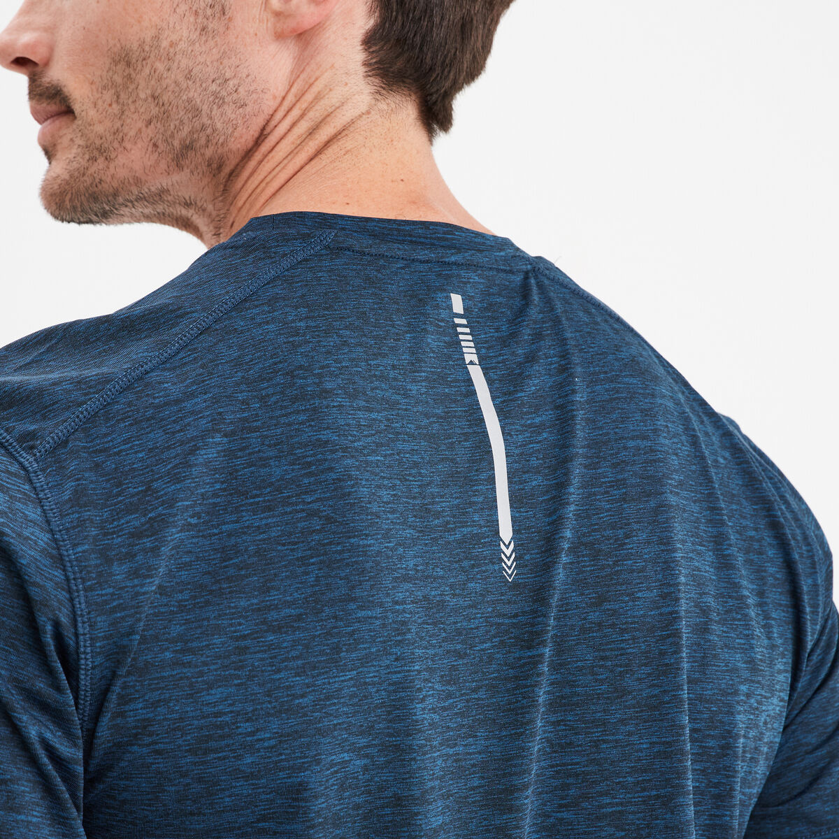 T-shirt technique outdoor léger Trappeur bleu pétrole homme
