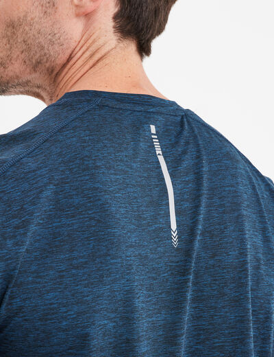 T-shirt technique outdoor léger Trappeur bleu pétrole homme