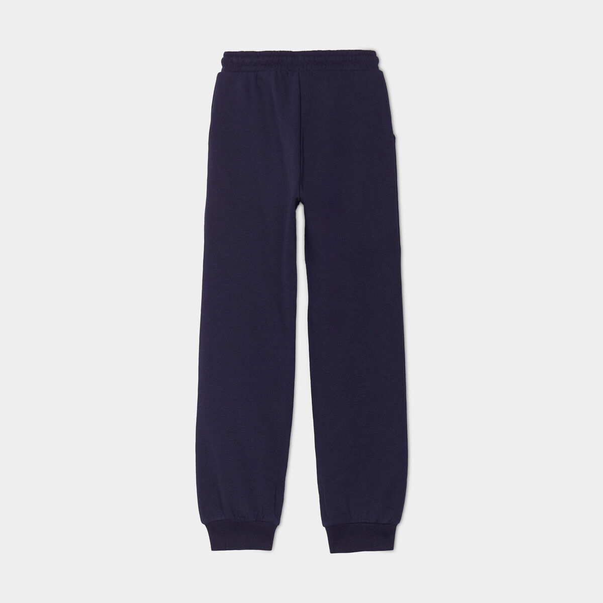 Pantalon de jogging droit bleu marine fille