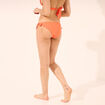 Bas de maillot de bain d&eacute;tails noeuds orange femme