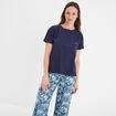Ensemble pyjama manches courtes coton vert femme