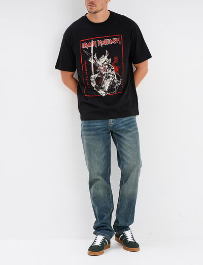 T-shirt manches courtes Iron Maiden noir homme