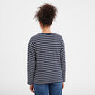 T-shirt manches longues Creeks bleu marine femme