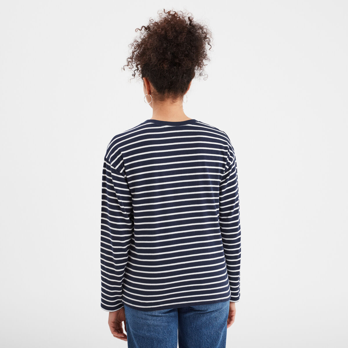 T-shirt manches longues Creeks bleu marine femme