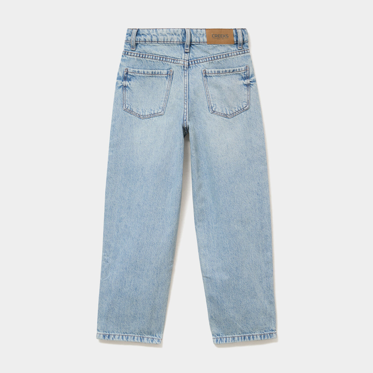 Jean regular 5 poches coton denim double stone fille