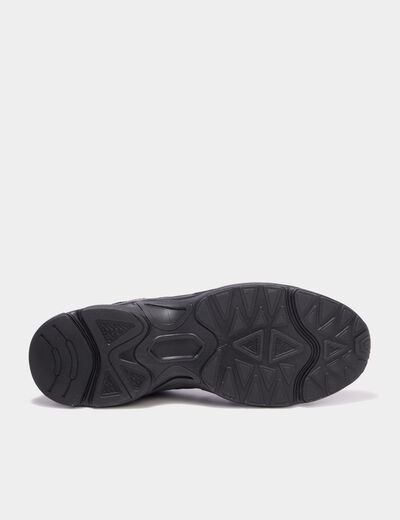 Baskets running &agrave; lacets noir homme