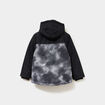 Veste zippée à capuche noir garçon