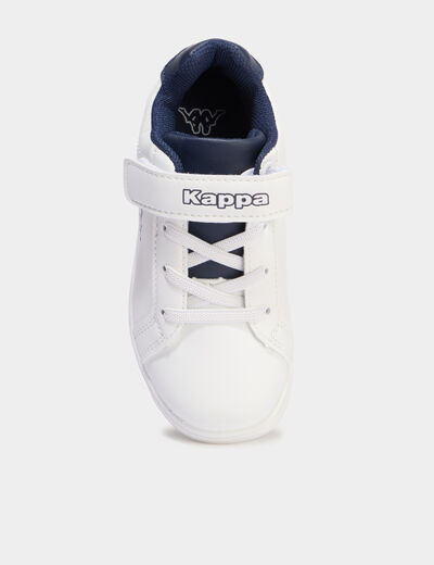 Tennis basses &agrave; scratchs Kappa ADENIS EV bleu gar&ccedil;on
