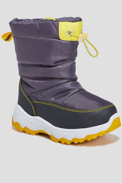 Bottes de neige gris fille