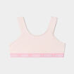 Soutien-gorge brassière coton rose poudrée fille