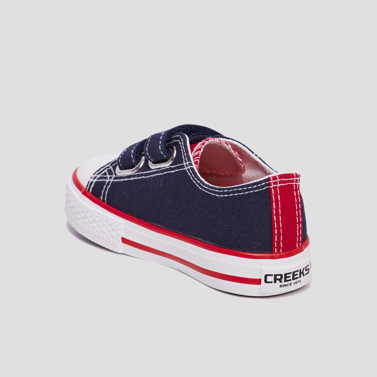 Tennis en toile à scratchs Creeks bleu marine bébé garçon