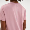 T-shirt de sport droit manches courtes mauve femme