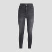 Jeans skinny 7/8ème denim noir femme