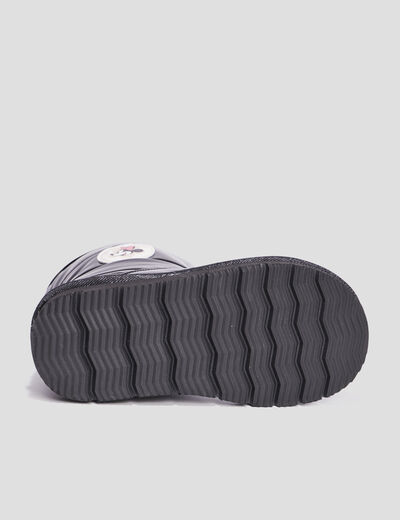 Bottines chaudes matelassées Minnie noir fille