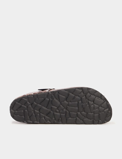 Mules multicolore femme