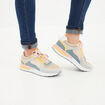 Baskets running avec lacets Creeks jaune femme